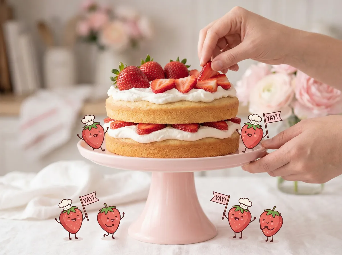 水果派解说 试播视频：草莓蛋糕制作教程